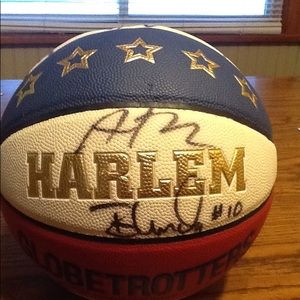 Vintage Harlem Globetrotters  ball .. Excellent .